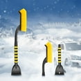 thumbnail image 1 of Car Windshield Ice Scraper With Snow Brush, Snow Removal Squeegee For Automotive, Exterior Dust Remover Brushes And Brooms, Essential Winter Car Window Extendable Long Handled Snow Brush, 1 of 6