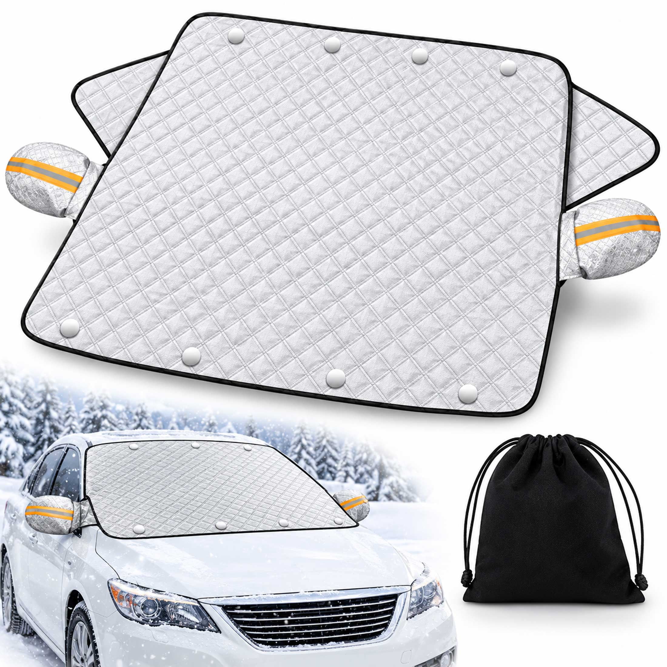 Car Windshield Protector Cover, Magnetic Windshield Cover, for Cars ...