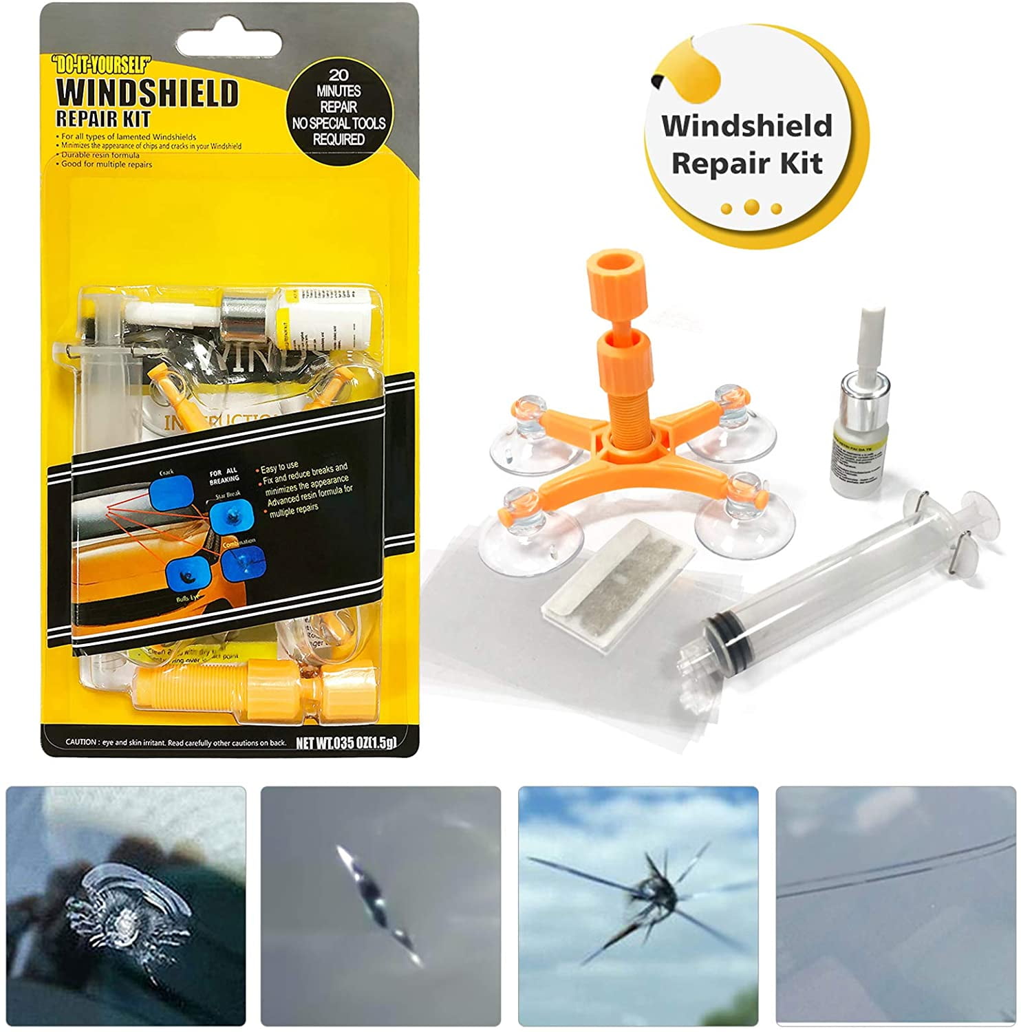 Auto glass repair kit Smart - Windshield Tools 
