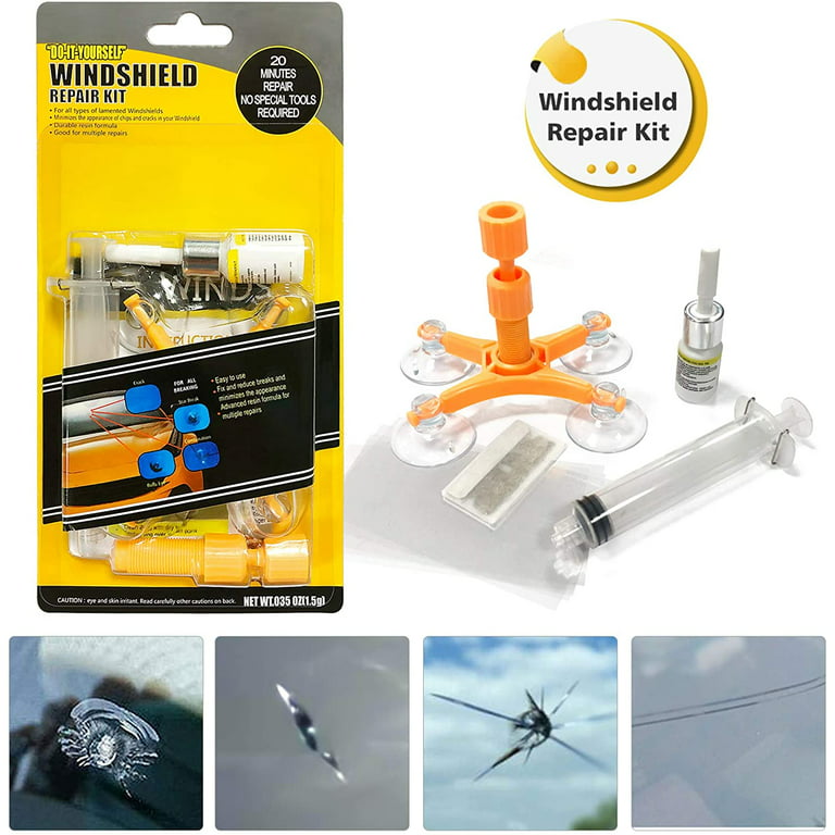 Car Windshield Repair Kit, Auto Glass Repair Kit for Chips and