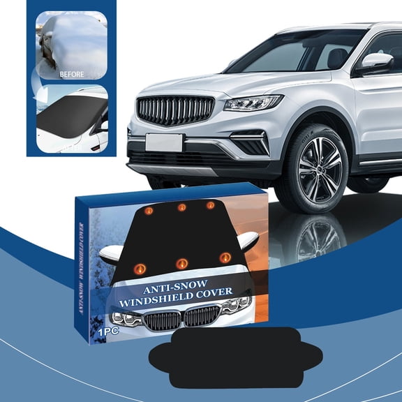 Car Windshield Snow Cover Cloth Windshield Protector Against Snow Frost Ice Sleet Hail For Sedan SUV Outdoor Parking