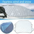 thumbnail image 1 of Car Windshield Snow Cover, Heavy Duty Thicked Protective Windscreen Cover, Sunshade Cover, for Snow, Ice, Sun, 1 of 7