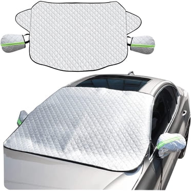 Windshield Snow Cover Uxcell Universal Magnetic Windshield Cover - 94"x57" Sun, Rain & Frost Protector With 6 Magnets For SUV, Truck, Sedan Car Snow Cover