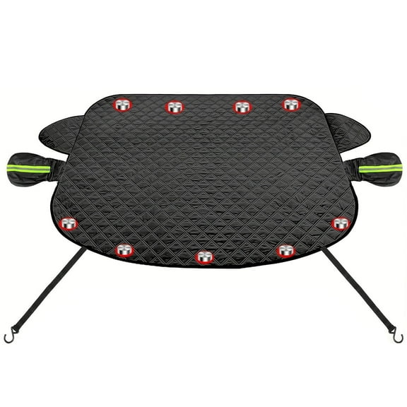 Car Windshield Snow Cover With 9 Magnets, Heavy-Duty Winter Protection, Waterproof And Reflective For Front Glass