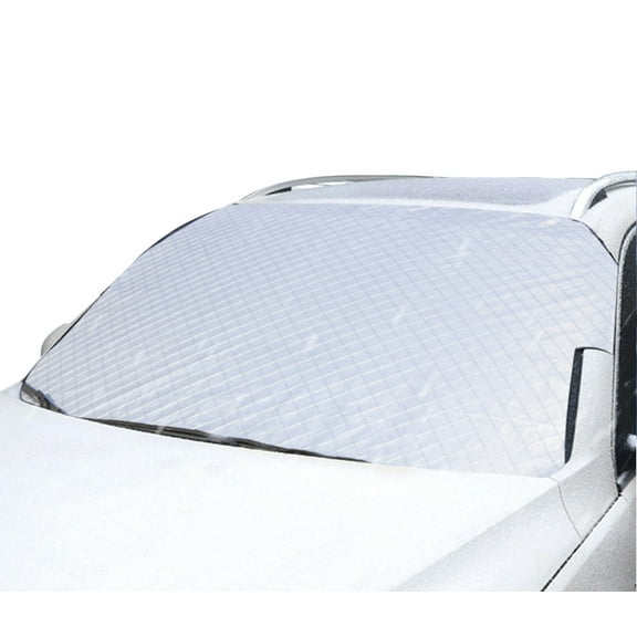 Car Windshield Snow Cover with 4 Layers Protection Winter Frost Snow Ice Cover Auto Sun Shade for Cars Trucks Vans and SUVs