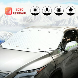 Super Large And Thick Car Windshield Snow Cover With 4 - Temu