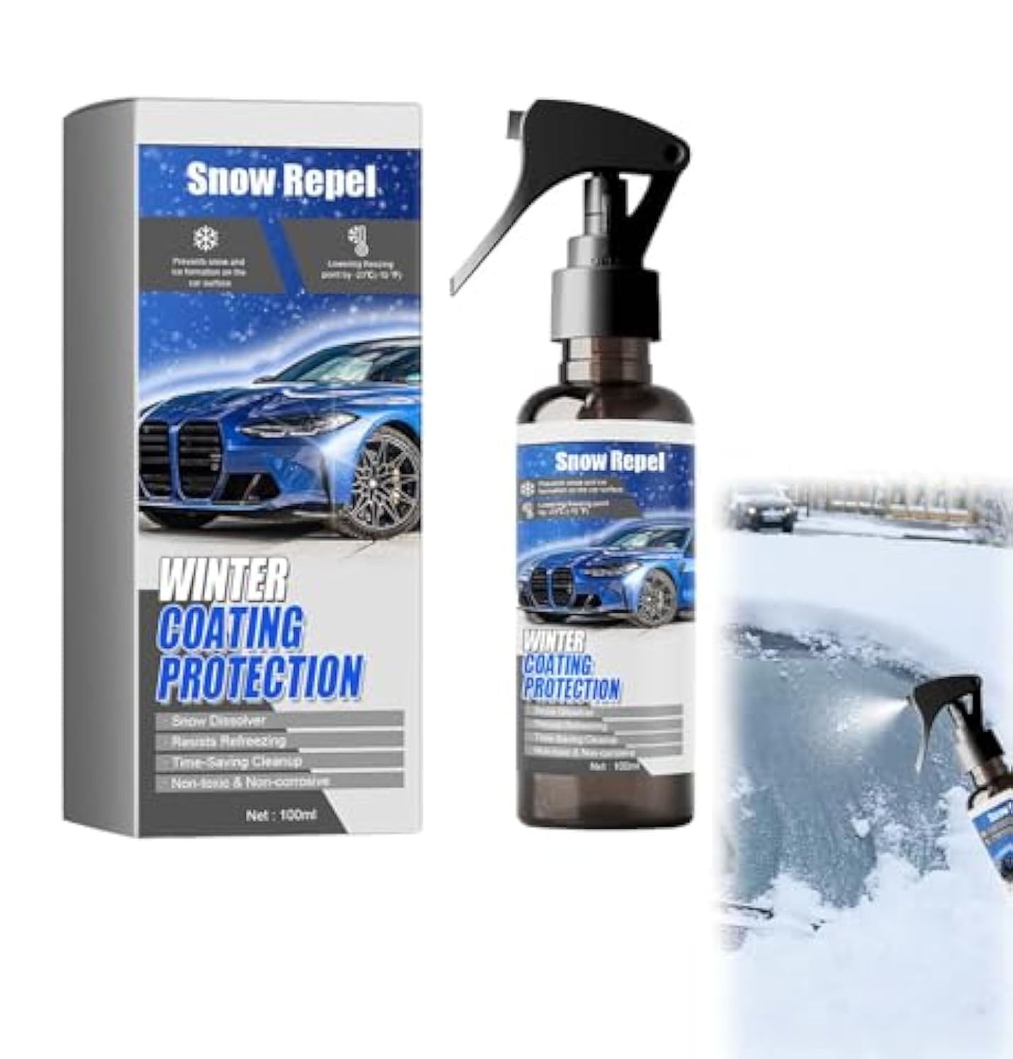New Car Fragrance Spray 2026.Car Windshield Snow Melting Coating Spray, 2026 New De-Icer Spray for ...