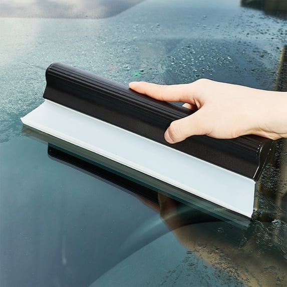 Car Windshield Squeegee Panel Paint Safe Glass Scraper Scratch Resistant Wiper Blade Vehicle Exterior Maintenance Tool Auto Window Water Remover Clear View Car Wash Accessory for All Vehicle Models
