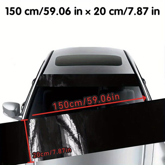 Car Windshield Sticker UV Protection Privacy Window Film for Car Front Glass