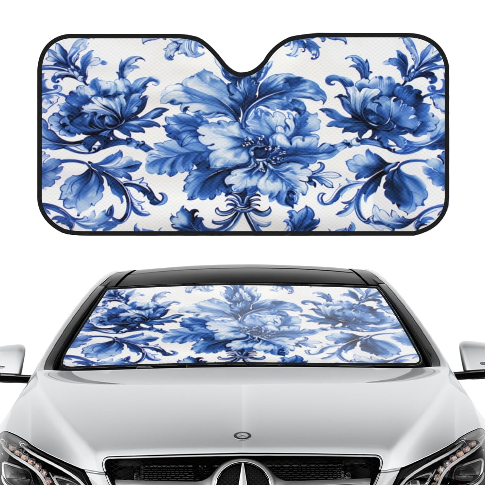 Hero Movie Character Windshield Sun Shade (55"x30") - Universal Fit, UV Protective Funny Car Shade