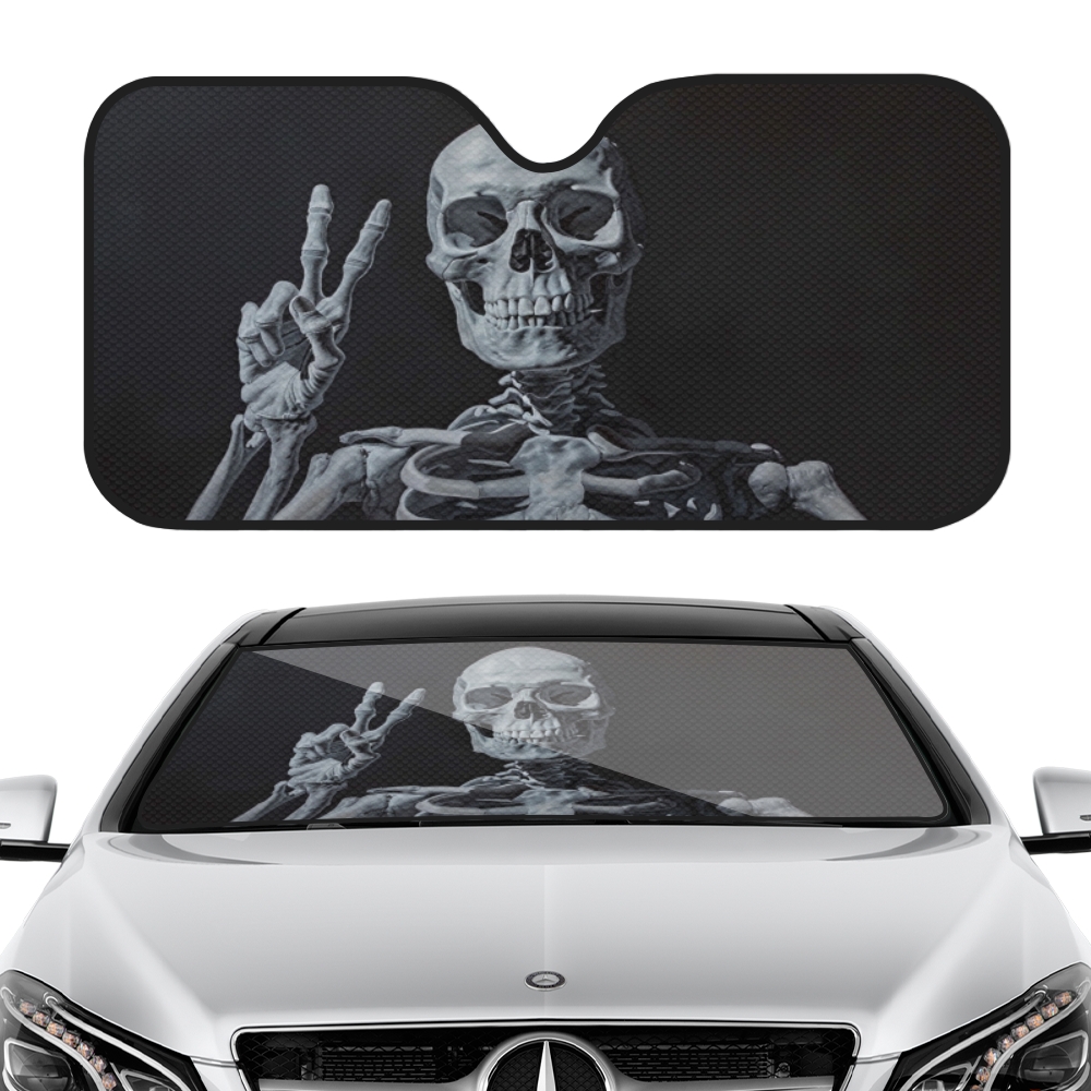 Car Windshield Sun Shade, 55x30 Inch UV Protection Sun Visor for Front ...