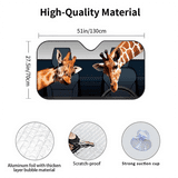 Car Windshield Sun Shade Accordion Folding Sunshade A White Mandala