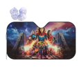 thumbnail image 2 of Marvel Black Panther Windshield Sun Shade – Foldable Car/Truck Sunshade, Plasticolor 003829 2 of 5