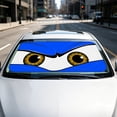 thumbnail image 1 of Car Windshield Sun Shade, Cartoon Eyes Car Sun Shade, Windshield Cover Universal Fits Mid-Large Sedan SUV Crossover Family Vehicle, UV Heat Protection 27.5*60IN E, 1 of 6