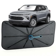 Car Windshield Sun Shade for Chevrolet Trailblazer 2021-2026  [Reflective Coated Fabric] Sunshade Umbrella for Front Window, Car Shades Sun Visor Keep Car Cool and Protects Interior, 11 Exact Fit