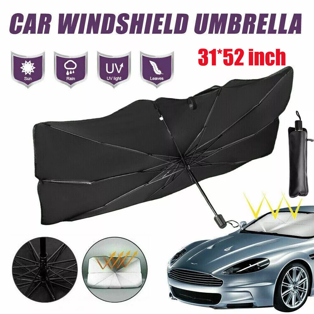 Car Windshield Sun Shade Foldable Umbrella Front Window Cover Visor Umbrella New