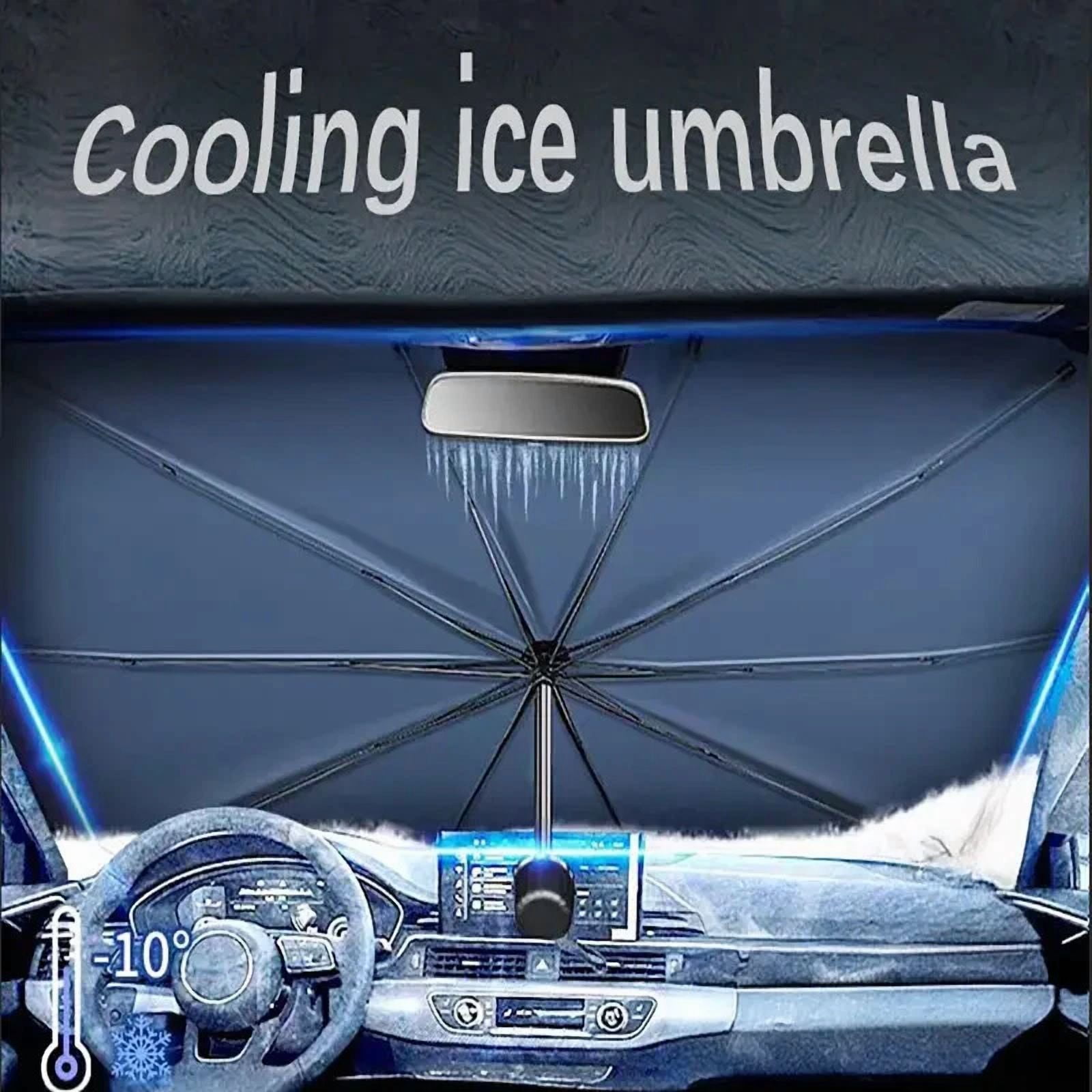 Car Windshield Sun Shade Foldable Umbrella Front Window Cover Visor Umbrella New
