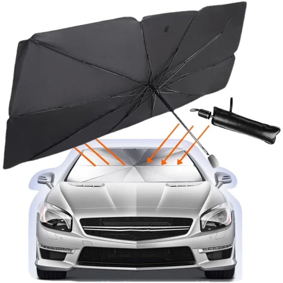 Car Windshield Sun Shade Foldable Umbrella Front Window Cover Visor Umbrella