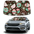 thumbnail image 1 of Car Windshield Sun Shade For Front Window Animal Print Foldable Vehicle Windshield Car Sun Visor Covers Automotive Window Protector Car Camping Privacy Sun Blocker, 1 of 1