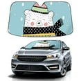 thumbnail image 1 of Car Windshield Sun Shade For Front Window Cartoon Foldable Vehicle Windshield Car Sun Visor Covers Automotive Window Protector Car Camping Privacy Sun Blocker, 1 of 1