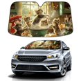 thumbnail image 1 of Car Windshield Sun Shade For Front Window Cat Foldable Vehicle Windshield Car Sun Visor Covers Automotive Window Protector Car Camping Privacy Sun Blocker, 1 of 1