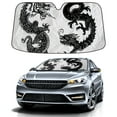 thumbnail image 1 of Car Windshield Sun Shade For Front Window Chinese Dragon (8) Foldable Vehicle Windshield Car Sun Visor Covers Automotive Window Protector Car Camping Privacy Sun Blocker, 1 of 1