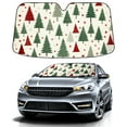 thumbnail image 1 of Car Windshield Sun Shade For Front Window Christmas Tree Foldable Vehicle Windshield Car Sun Visor Covers Automotive Window Protector Car Camping Privacy Sun Blocker, 1 of 1