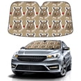 thumbnail image 1 of Car Windshield Sun Shade For Front Window Cute Cartoon Deer Foldable Vehicle Windshield Car Sun Visor Covers Automotive Window Protector Car Camping Privacy Sun Blocker, 1 of 1