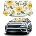 thumbnail image 1 of Car Windshield Sun Shade For Front Window Cute Yellow Daisy Foldable Vehicle Windshield Car Sun Visor Covers Automotive Window Protector Car Camping Privacy Sun Blocker, 1 of 1