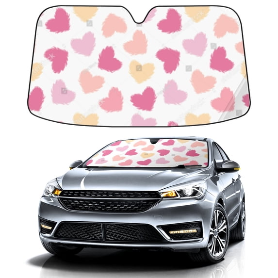 Car Windshield Sun Shade For Front Window Foldable Vehicle Windshield Car Sun Visor Covers Automotive Window Protector Car Camping Privacy Sun Blocker