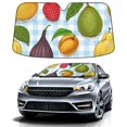 thumbnail image 1 of Car Windshield Sun Shade For Front Window Fruit Foldable Vehicle Windshield Car Sun Visor Covers Automotive Window Protector Car Camping Privacy Sun Blocker, 1 of 1