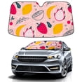 thumbnail image 1 of Car Windshield Sun Shade For Front Window Fruit Foldable Vehicle Windshield Car Sun Visor Covers Automotive Window Protector Car Camping Privacy Sun Blocker, 1 of 1