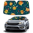 thumbnail image 1 of Car Windshield Sun Shade For Front Window Gourmet Burger Foldable Vehicle Windshield Car Sun Visor Covers Automotive Window Protector Car Camping Privacy Sun Blocker, 1 of 1