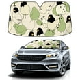 thumbnail image 1 of Car Windshield Sun Shade For Front Window Hand Drawnchickens (1) Foldable Vehicle Windshield Car Sun Visor Covers Automotive Window Protector Car Camping Privacy Sun Blocker, 1 of 1