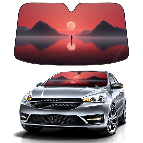 Car Windshield Sun Shade For Front Window High Quality Photo Foldable Vehicle Windshield Car Sun Visor Covers Automotive Window Protector Car Camping Privacy Sun Blocker
