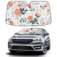 thumbnail image 1 of Car Windshield Sun Shade For Front Window Pink Modern Floral Plants Foldable Vehicle Windshield Car Sun Visor Covers Automotive Window Protector Car Camping Privacy Sun Blocker, 1 of 1