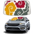 thumbnail image 1 of Car Windshield Sun Shade For Front Window Printing Foldable Vehicle Windshield Car Sun Visor Covers Automotive Window Protector Car Camping Privacy Sun Blocker, 1 of 1