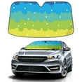 thumbnail image 1 of Car Windshield Sun Shade For Front Window Rainbow Foldable Vehicle Windshield Car Sun Visor Covers Automotive Window Protector Car Camping Privacy Sun Blocker, 1 of 1