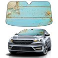 thumbnail image 1 of Car Windshield Sun Shade For Front Window Shells-and-wood Foldable Vehicle Windshield Car Sun Visor Covers Automotive Window Protector Car Camping Privacy Sun Blocker, 1 of 1