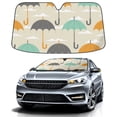 thumbnail image 1 of Car Windshield Sun Shade For Front Window Skin Tone Colored Umbrella Foldable Vehicle Windshield Car Sun Visor Covers Automotive Window Protector Car Camping Privacy Sun Blocker, 1 of 1