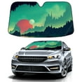 thumbnail image 1 of Car Windshield Sun Shade For Front Window Sky Foldable Vehicle Windshield Car Sun Visor Covers Automotive Window Protector Car Camping Privacy Sun Blocker, 1 of 1