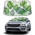 thumbnail image 1 of Car Windshield Sun Shade For Front Window Tropical Leaf Foldable Vehicle Windshield Car Sun Visor Covers Automotive Window Protector Car Camping Privacy Sun Blocker, 1 of 1