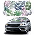 thumbnail image 1 of Car Windshield Sun Shade For Front Window Watercolor Colorful Leaves Foldable Vehicle Windshield Car Sun Visor Covers Automotive Window Protector Car Camping Privacy Sun Blocker, 1 of 1