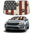 thumbnail image 1 of Car Windshield Sun Shade Funny for Car Front Window 4th Of July (2) Foldable Car Sunshade Windshield | Vehicle Car Sun Visor UV Rays &Heat Blocker Covers Auto Window Protector, 1 of 5