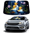 thumbnail image 1 of Car Windshield Sun Shade Funny for Car Front Window Duck 35 (1) Foldable Car Sunshade Windshield | Vehicle Car Sun Visor UV Rays &Heat Blocker Covers Auto Window Protector, 1 of 5
