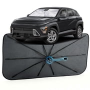 Car Windshield Sun Shade for Hyundai Kona 2024-2026  [Reflective Coated Fabric] Sunshade Umbrella for Front Window, Car Shades Sun Visor Keep Car Cool and Protects Interior, 11 Exact Fit