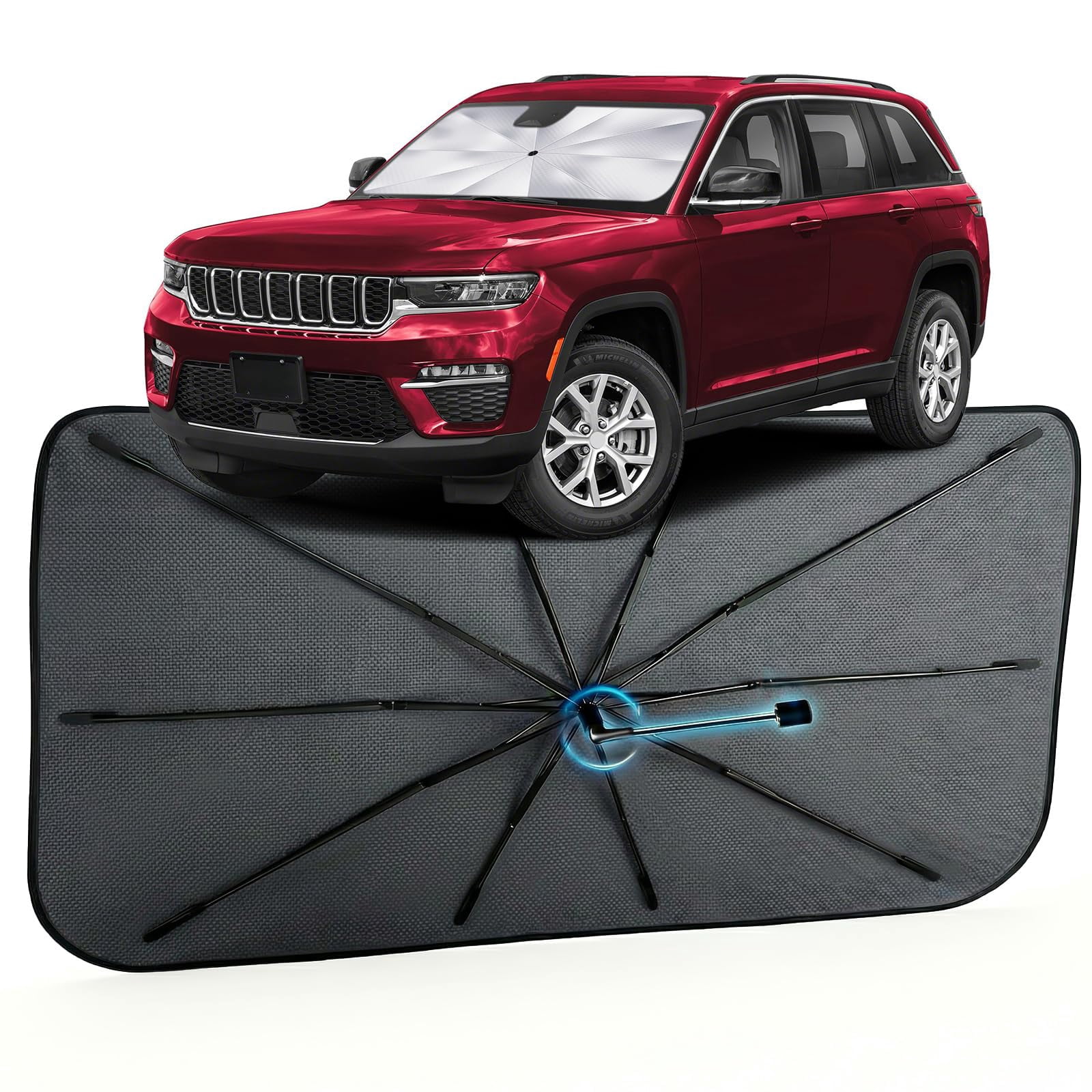 jeep patio umbrella Tailgate Holder JL It installs on the inside of the JK/JKU tailgate in the location of the plastic vent grate Jardinico Sidepost Crank Lift Patio