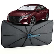 Car Windshield Sun Shade for Nissan Sentra 2020-2026  [Reflective Coated Fabric] Sunshade Umbrella for Front Window, Car Shades Sun Visor Keep Car Cool and Protects Interior, 11 Exact Fit