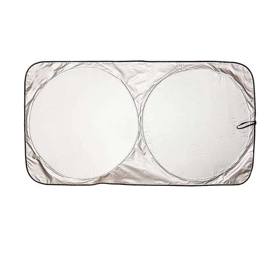 Car Windshield Sun Shade UV Blocker, Foldable Front Window Sun Visor Protector, Auto Interior Heat Insulation Sunshade, Vehicle Steering Wheel Dashboard Cool Cover