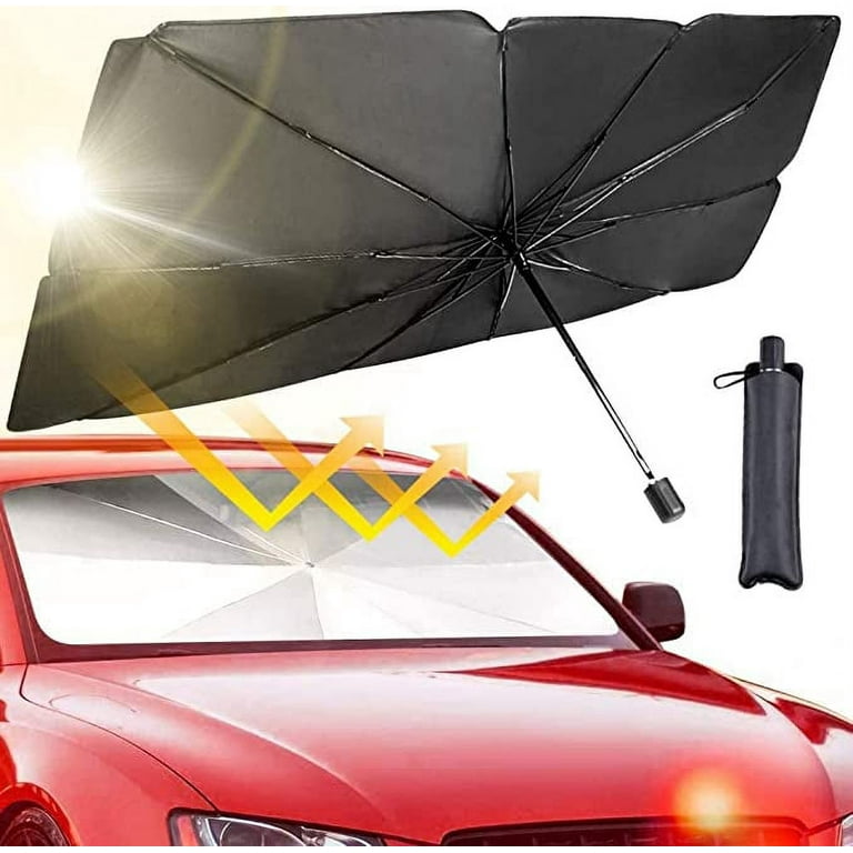 Car Windshield Sun Shade Umbrella Foldable Car Umbrella Sunshade